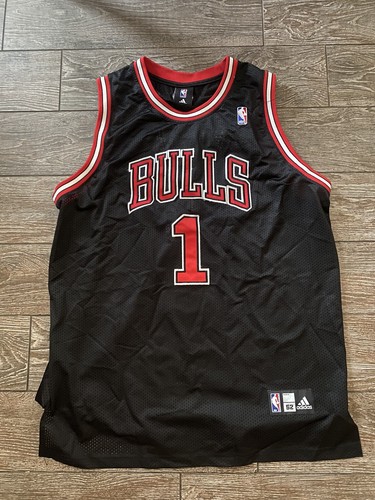 Chicago Bulls Derrick Rose Authentic Adidas Alternate Jersey Size 52 - Picture 1 of 2