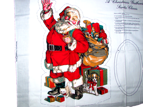 SANTA CLAUS sew 'n stuff for toy-pillow-decor Wamsutta-Hallmark Cards (sew rm #3 - Picture 1 of 4