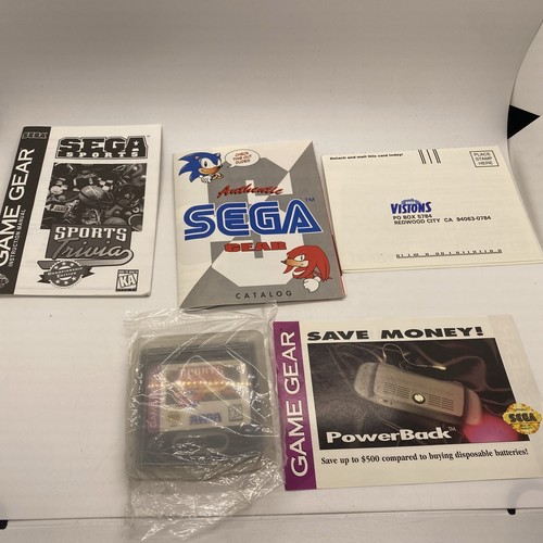 Sports Trivia: Championship Edition (Sega Game Gear, 1995) Tested - Picture 3 of 8