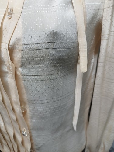 Completo Donna 3 Pezzi Lana e Seta Fantasia Invernale, solo Tg 40it Real Vintage - Picture 38 of 40