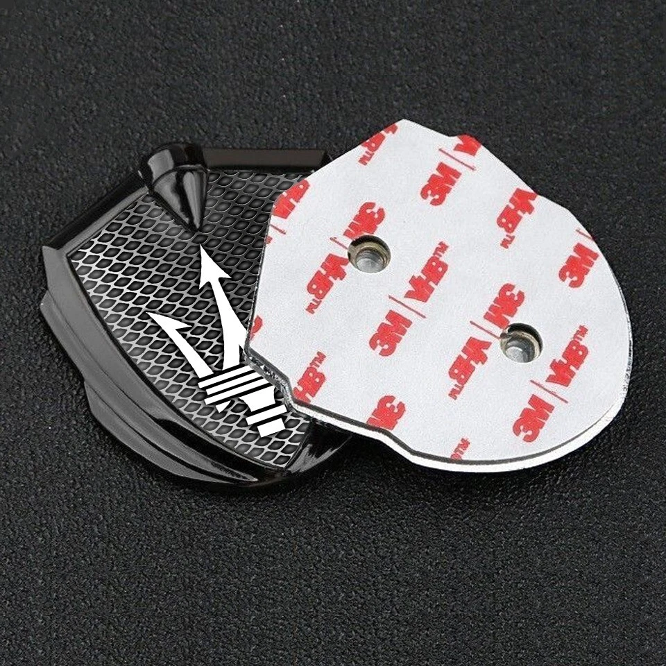 Emblema Maserati | Logotipo insignia lateral | Calcomanía guardabarros de metal de primera calidad Foto 2 de 4