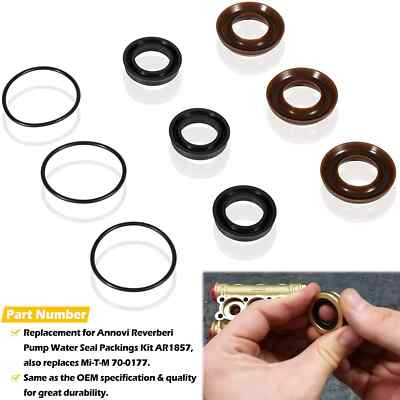 #ad #ad AR1857 Packing Kit 18mm XR Seal Repair For Annovi Reverberi Pressure Washer Pump $28.18