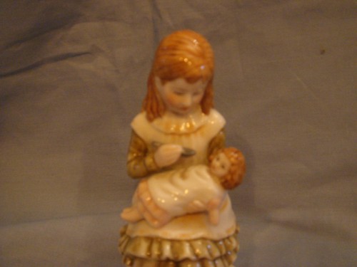 royal osbourne childhood memories figurine hand painted vgc vintage - Picture 2 of 11