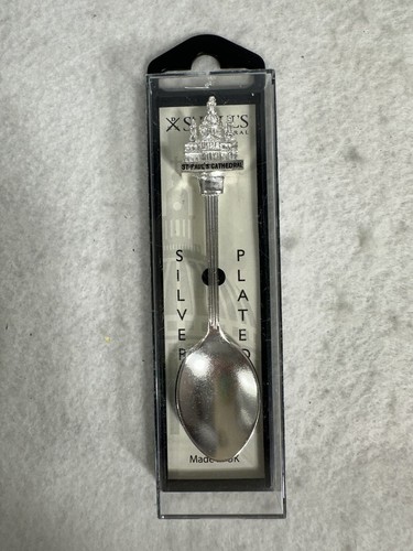 Vintage Souvenir Silber Teller Löffel Sammlerstück Fort St Pauls Kathedrale S Dakot - Bild 2 von 5