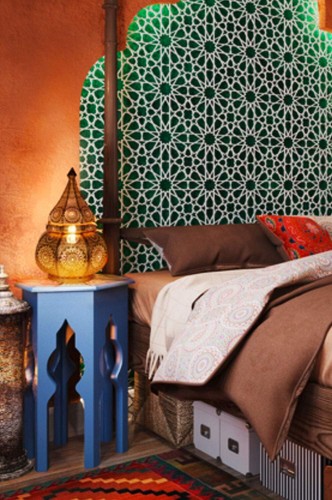 14 Inch Handmade Moroccan Table Lamps, Candle Holder Bedside Floor Night Lights - Picture 2 of 6
