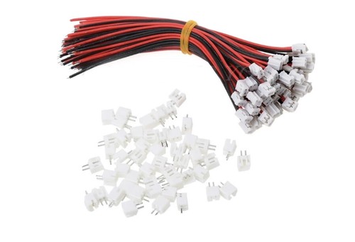 20Sets 40pc Mini Micro JST 2.0mm PH 2-Pin Connector Plug With Wires Cable 20cm - Picture 5 of 8