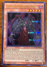2017 Yugioh 1st Edition Dark Summoning Beast DUSA-EN030 Used Free Shipping