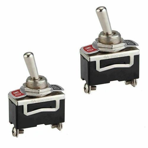 20X 12V Heavy Duty Toggle Flick Switch ON/OFF Car Dash Light Metal SPST 12 Volt - Picture 7 of 11