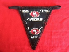 Womens SAN FRANCISCO 49ers Nfl Football String Thong Panty Underwear