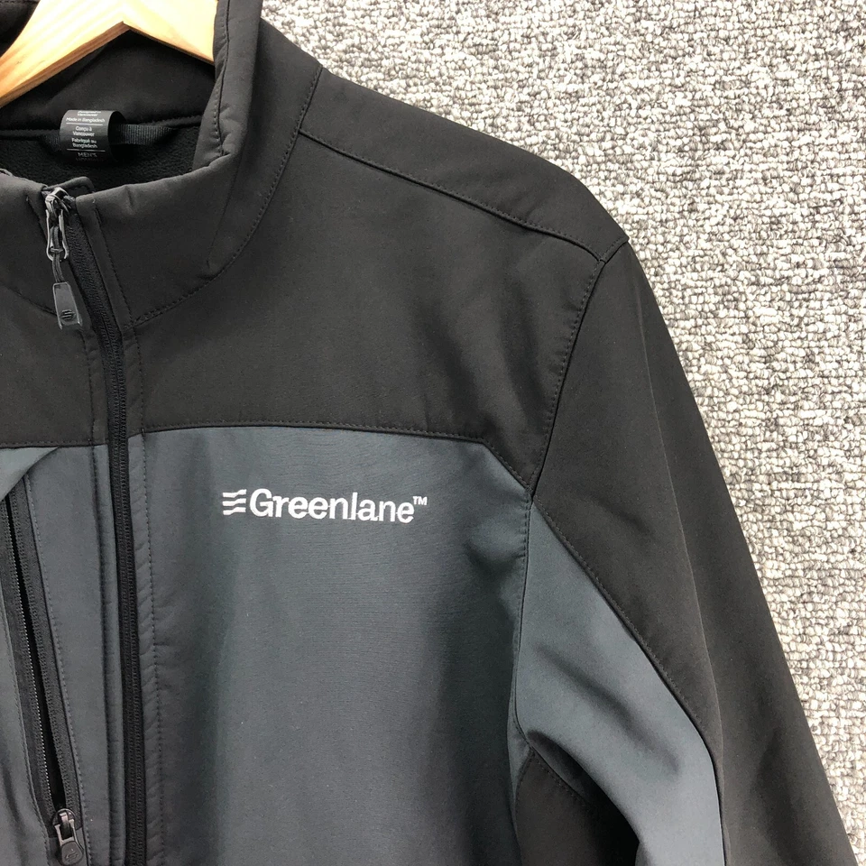 Jaqueta Greenlane Stormtech Softshell Preta Cinza Masculina Tamanho XL Lã Forrada Zíper Completo - Imagem 2 de 4