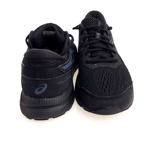 Asics Men Running Black Shoes Gel Content 7 Comfort Lace  Up Low Top USA Seller - Picture 6 of 12