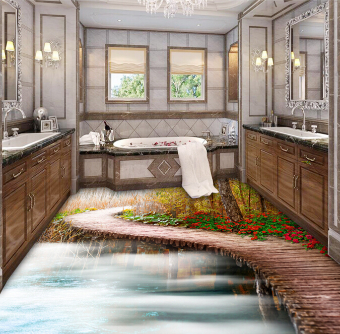 3D Ponte Di Legno 489 Pavimento Foto Wallpaper Murales Muro Stampa Decalcomania 3D Ponte Di Legno 489 Pavimento Foto Wallpaper Murales Muro Stampa Decalcomania