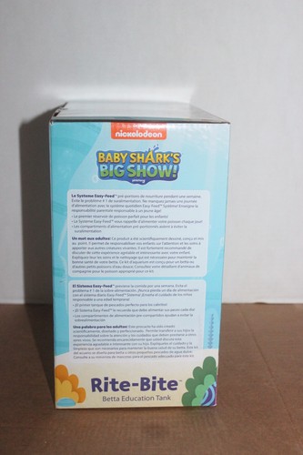NIB Nickelodeon Baby Shark's Big Show Rite-Bite Betta Education Fish Tank 1.13 G - Picture 3 of 4