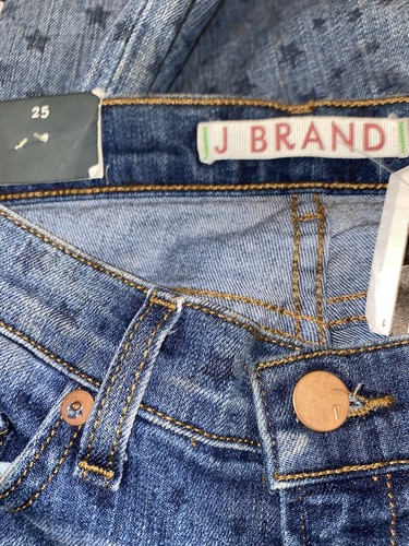 J Brand Vin Star Capri Mid Rise Denim Jeans Medium Wash Casual NEW Women 25X25 - Picture 4 of 8