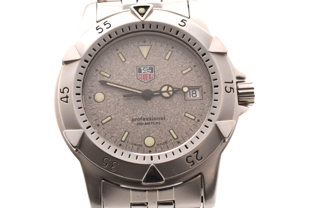 時計 TAG HEUER WD-1211-K-20 TAG Heuer WD1211-K-20 Gray Dial 200M Men's Quartz Watch