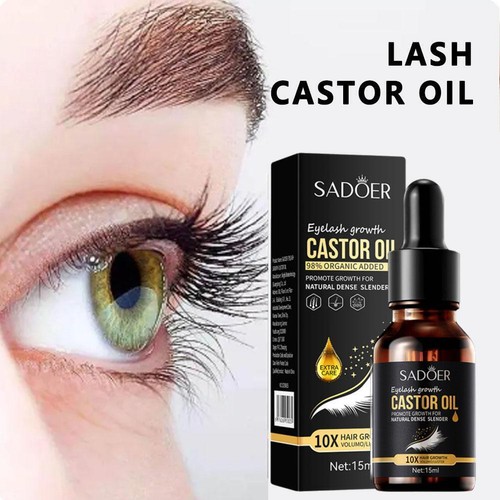 SADOER Eyelash Castor Oil For Thick Eyelashes Around Eyes The D0V5 - Picture 3 of 17