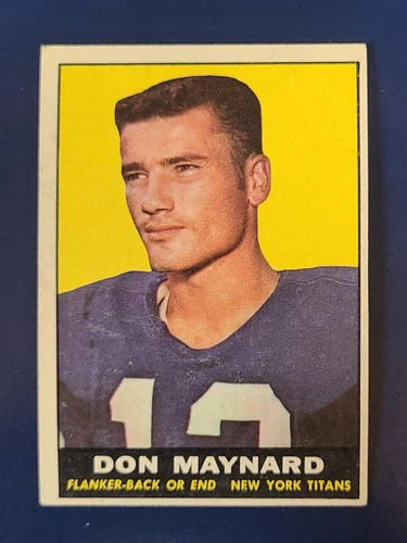 1961 Topps Football Cards Complete Your Set You Pick Choose Each #1 - 132