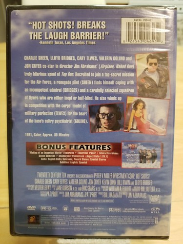 Hot Shots (DVD, 2002) Brand New Sealed - Ships Free - Picture 2 of 4