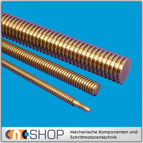 Präzisions-Trapezgewindespindel  TR10x2 links, je m ±2mm (2016/39) - Bild 1 von 2