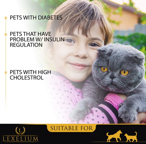 Lexelium Blood Sugar Management for Diabetic Dogs and Cats | Vet Designed | 200G - Picture 4 of 7