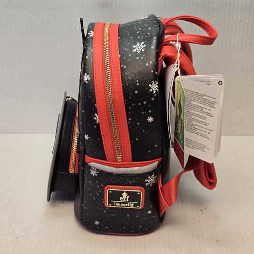 Loungefly Elf Clausometer Light Up Mini Backpack Buddy NWT - Picture 4 of 9
