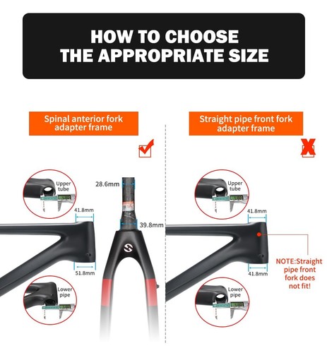 Mountain Bike Full Carbon Fiber Forks MTB Bicycle Rigid Fork Disc Brake Fork - Picture 8 of 21