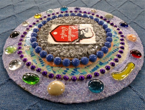 CANADIAN PACIFIC Original 3D Collage Art On 10" Vintage Vinyl 2025 Glenn Shiring - Picture 5 of 6