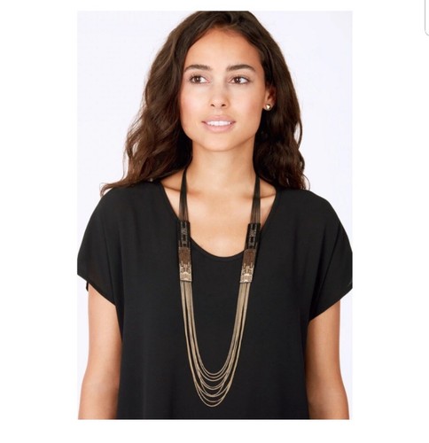 Stella & Dot Jasper Ombré Statement Necklace EUC - Picture 2 of 11