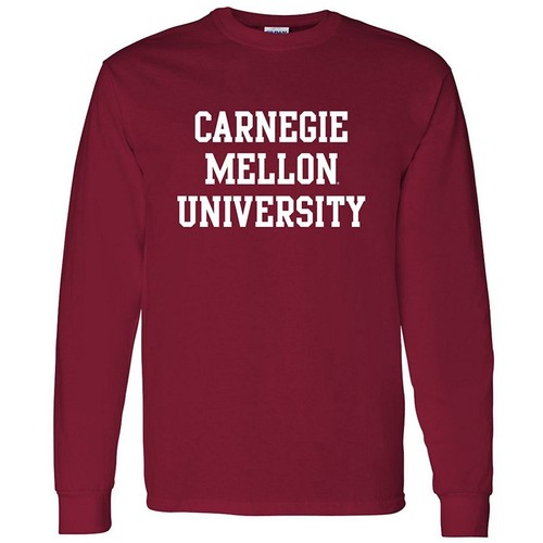 Carnegie Mellon University Basic Block Licenciado Unisex Manga Larga - Imagen 1 de 19