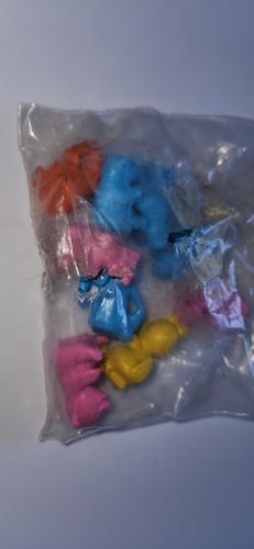 Lot of 10 VTG Diener Industries Itty Bittys Erasers In Original Package Animals - Picture 9 of 12