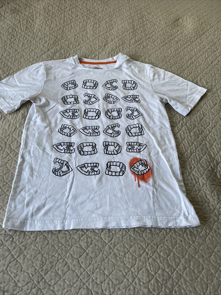 Camiseta Corcoran Youth tamanho L gráfica branca manga curta - SKU 221884 A - Imagem 2 de 4