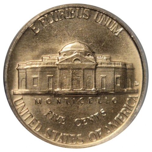 1957-D Jefferson Nickel CINCO pasos completos ANACS MS67 5FS FS guía Top Pop = $2,875 - Imagen 5 de 7