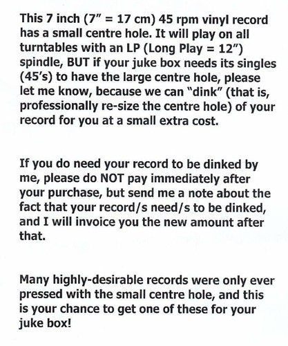 BAND AID  Do they know it's Christmas?  7" 45 rpm record + juke box title strip - Bild 2 von 2