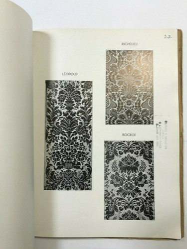 Modeles de Gaufrages Pub: H. L. Paris Catalogue of Embossed Fabric Designs - Picture 8 of 11