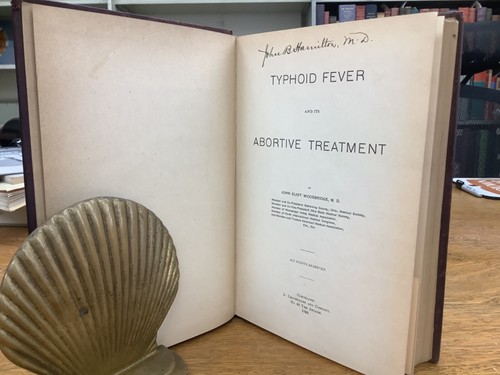 1896 Typhoid Fever And Its Abortive Treatment John Eliot Woodbridge Rare - Picture 3 of 11