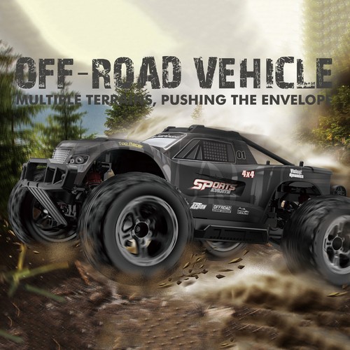 1:10 full-scale 4wd remote control car off-road climbing racing RC toy - Picture 11 of 19