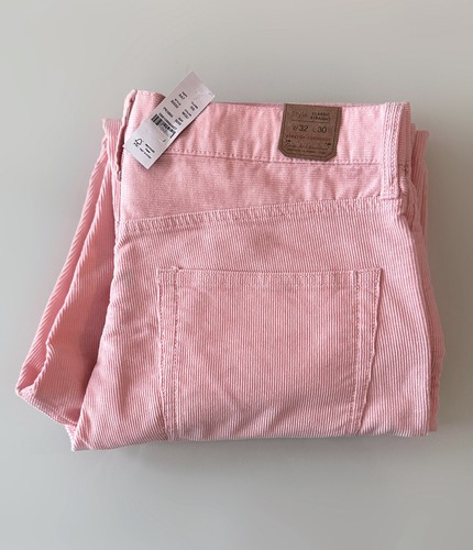 Neu mit Etikett - J. CREW klassische gerade Hose in Stretchcord, rosa 32x30 - $ 88 - Bild 6 von 6