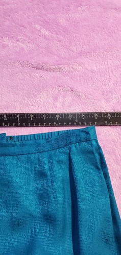 Atemberaubende Adrianna Papell Größe 12 türkis 100 % Seide Jacke Rock Anzug 2-teilig - Bild 17 von 17