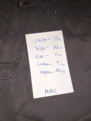 Prana Herren 36 Brion II Shorts Outdoor Wandern Nylon Stretch dunkeleisengrau - Bild 17 von 17