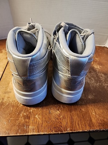Adidas Forum 25th Anniversary 160444 Sneaker Men 12 SILVER High Top 2008 - Picture 6 of 13