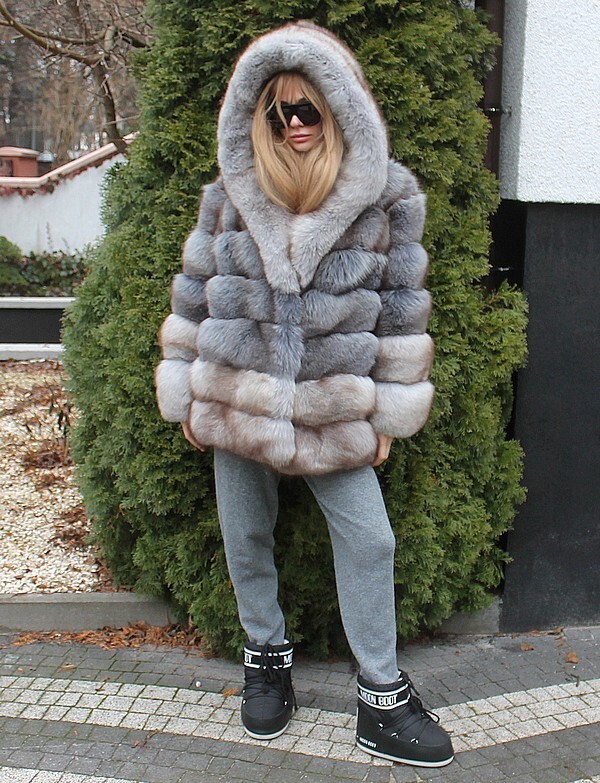 100 Real Ranch Arctic Jacket With Hood Coat Outwear Clothing Fashion Ombre M L