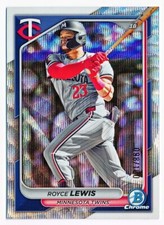 2024 Bowman Chrome Royce Lewis Wave Refractor #98 (002/100)