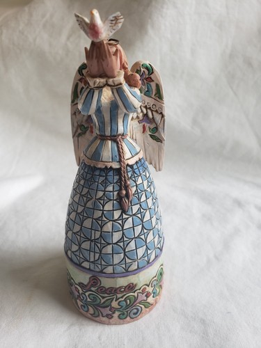 Mini estatuilla retirada de 5" Jim Shore Peace Angel sosteniendo una paloma 2006 #SH 1 - Imagen 9 de 11