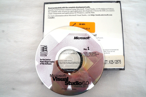 Microsoft Visual Studio Professional 6.0 6 PRO FULL VERSION Windows BASIC C++ #2 - Picture 4 of 9