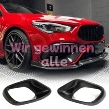 PASST FÜR MERCEDES CLA C118 W118 CLA45  CARBON FRONT FLOSSEN SPLITTER CANARDS