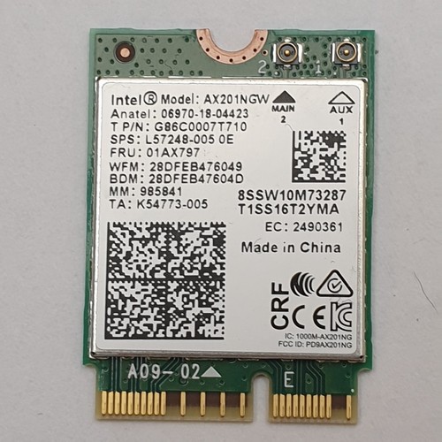 HP EliteBook 840 G7 WLAN Bluetooth Karte WiFi Card Wireless - Afbeelding 2 van 2