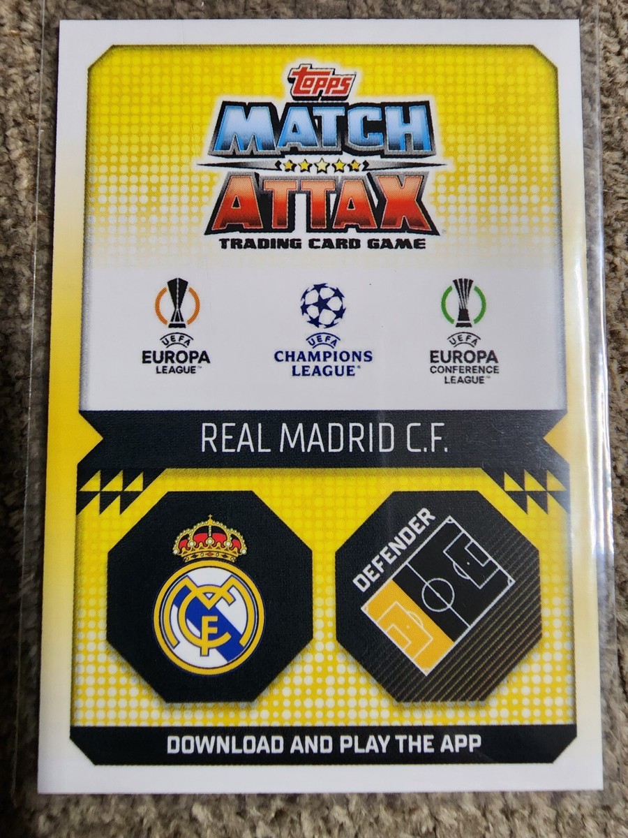 David Alaba 100 Club Topps Match Attax 2022-23 Real Madrid