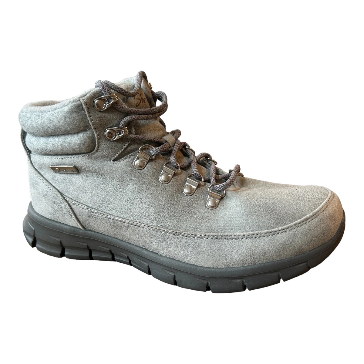 Skechers clearance boots grey
