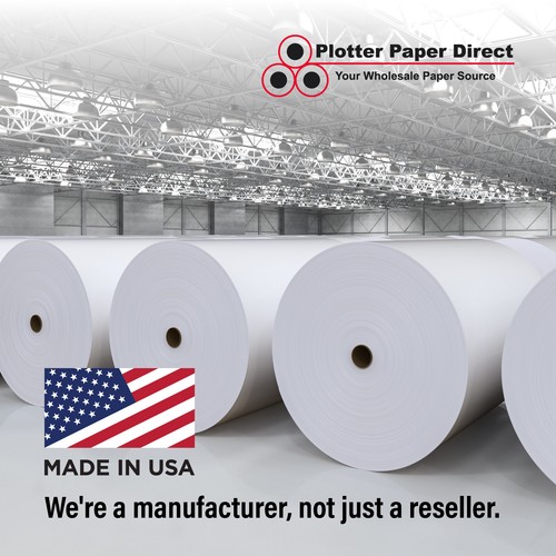 Rollo de lona de inyección de tinta de poliéster mate 24" x 75' para impresoras de inyección de tinta de gran formato - Imagen 3 de 4