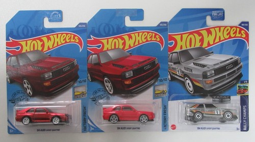 Hot Wheels '84 Audi Sport Quattro - 9 Different inc Super Treasure Hunt & Zamac - Picture 2 of 3